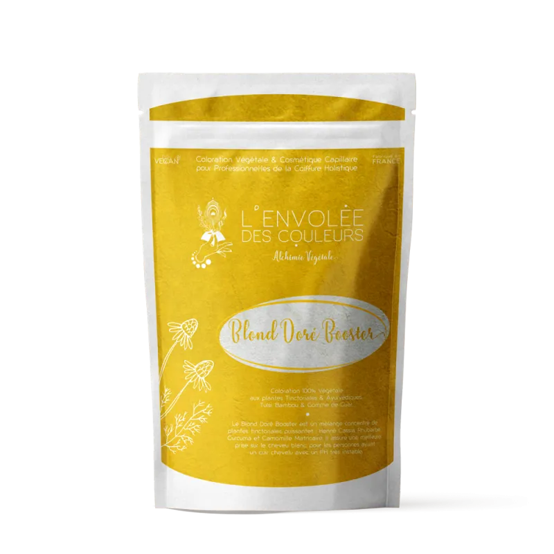 Coloration Végétale Blond Doré Booster • 500g