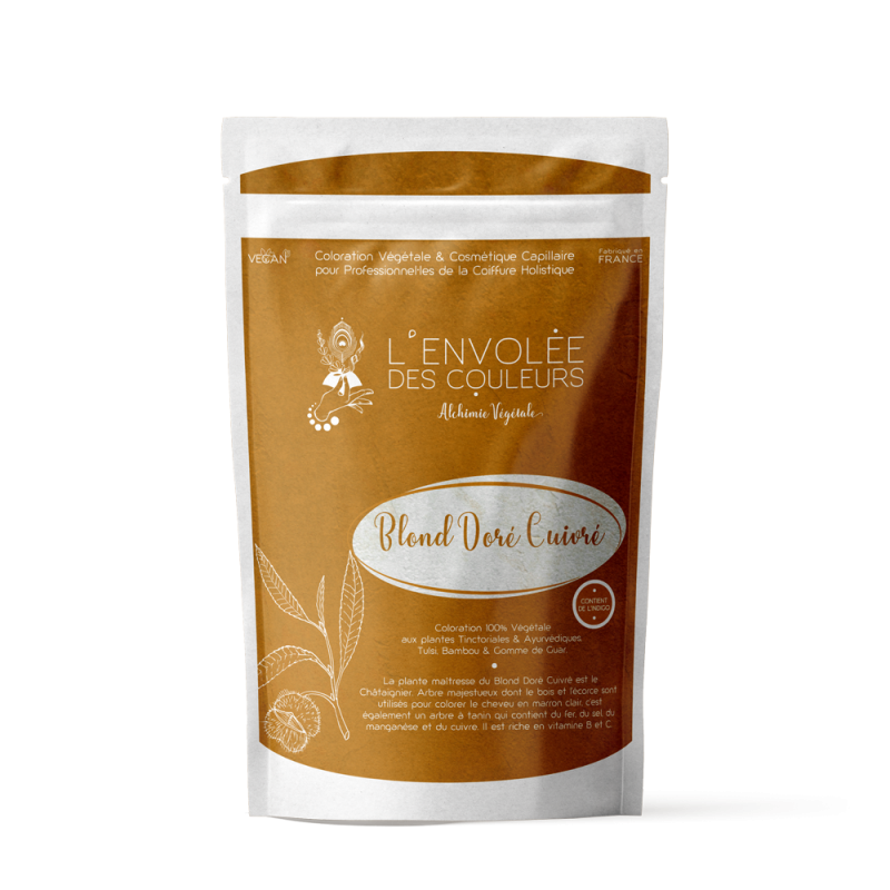Coloration Végétale Blond Doré Cuivré • 500g