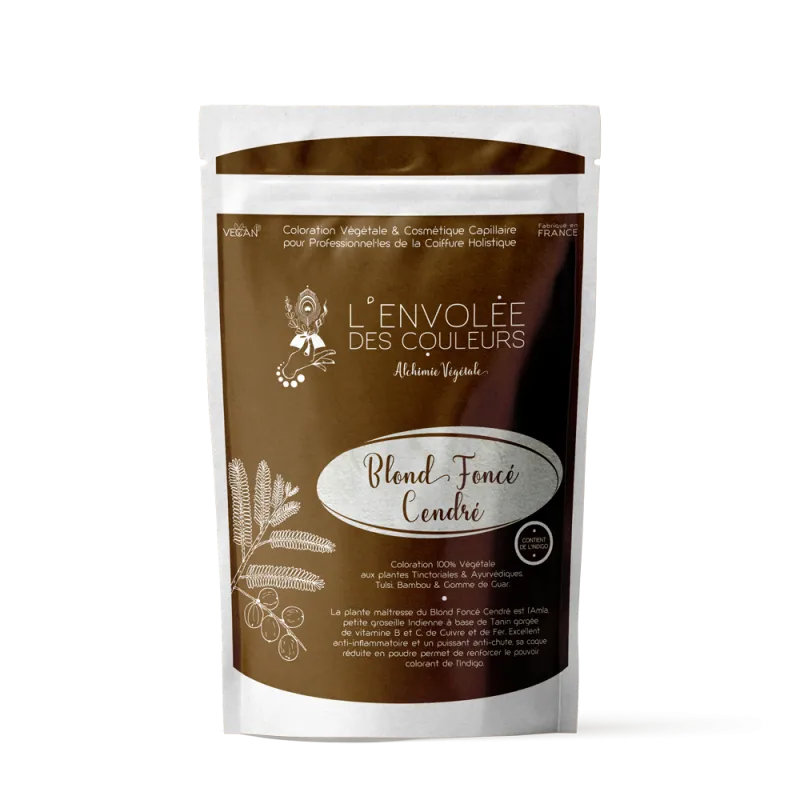 Coloration Végétale Blond Foncé Cendré • 500g