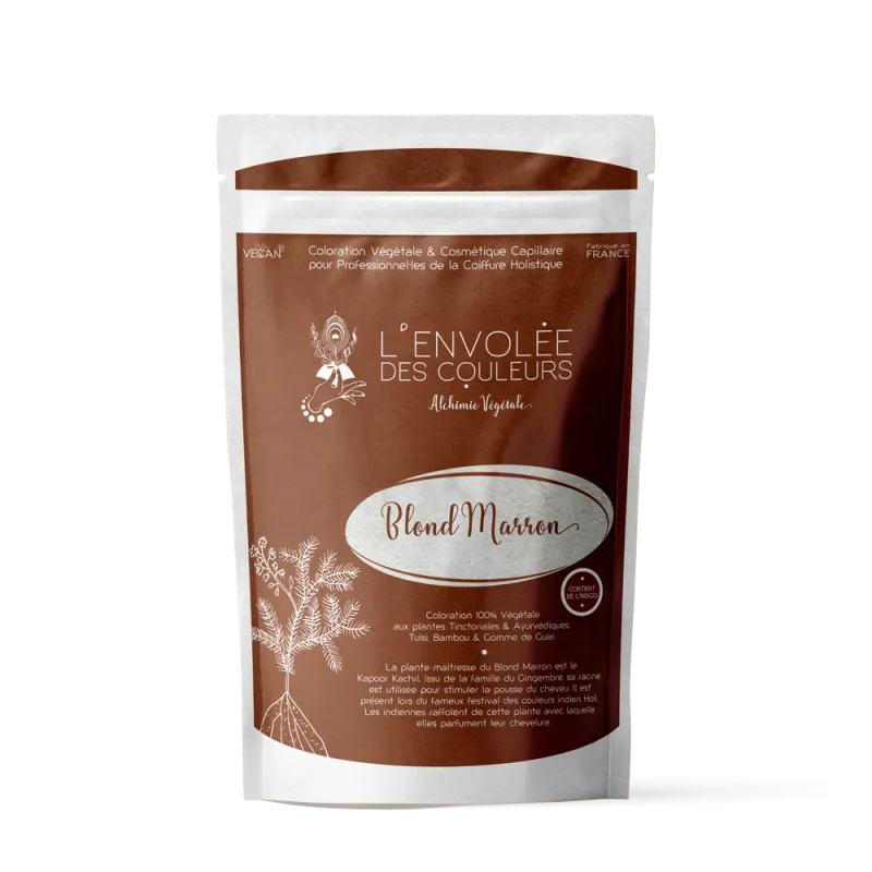 Coloration Végétale Blond Marron • 100g
