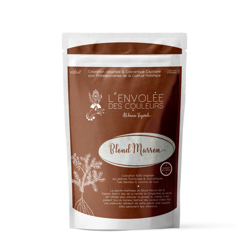 Coloration Végétale Blond Marron • 500g