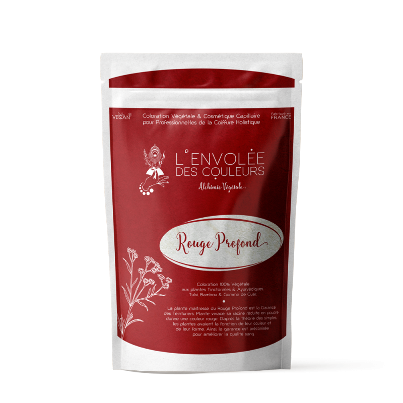 Coloration Végétale Rouge Profond • 100g