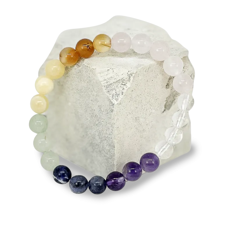 Bracelet 7 Chakras 8mm