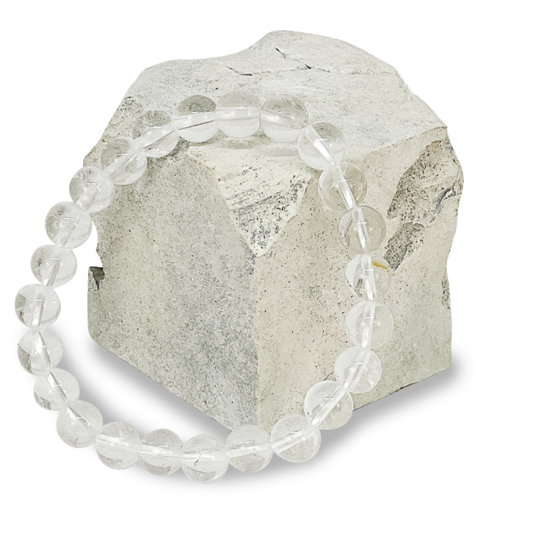 Bracelet Cristal de Roche 8mm