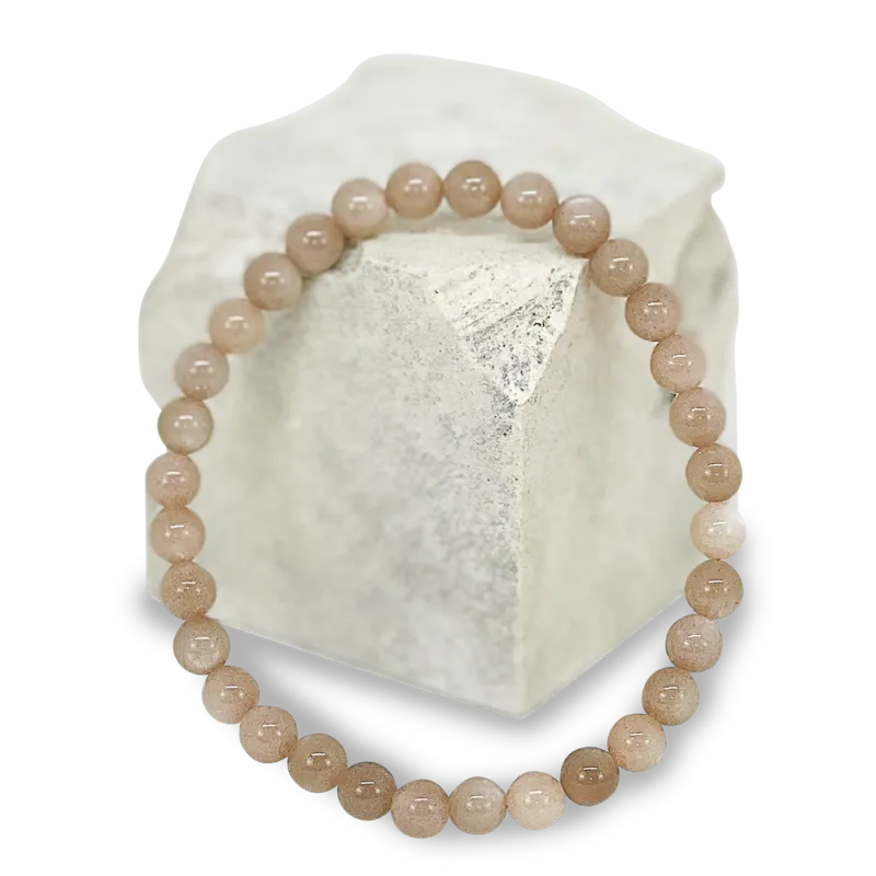 Bracelet Pierre de Soleil Naturelle 6mm