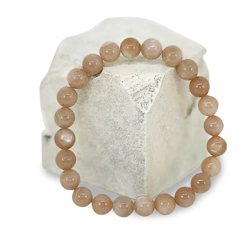 Bracelet Pierre de Soleil Naturelle 8mm