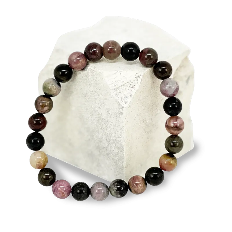 Bracelet Tourmaline Multicolor 6mm