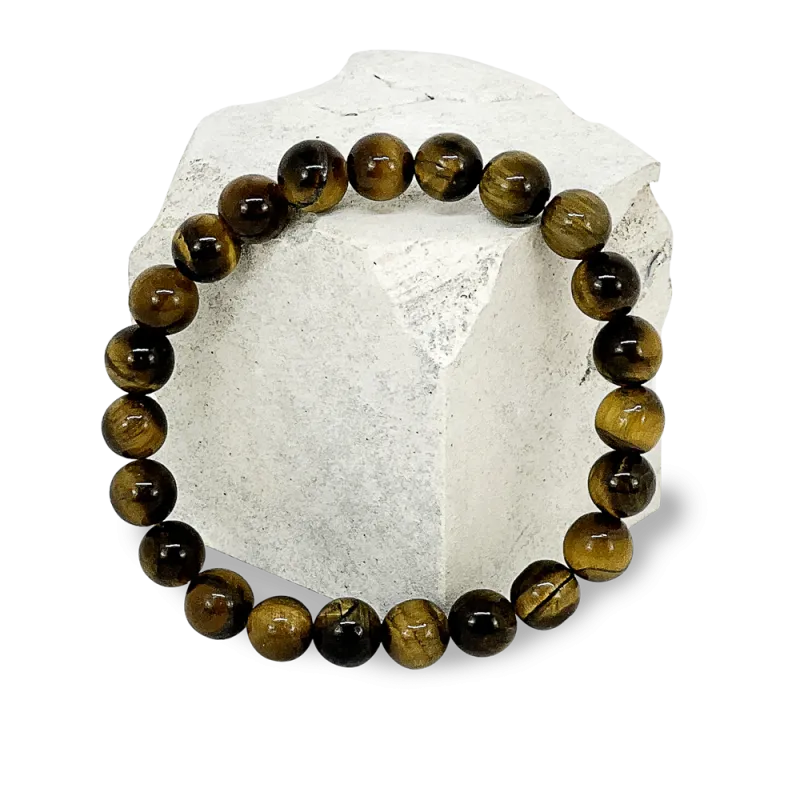 Bracelet Œil de Tigre 8mm