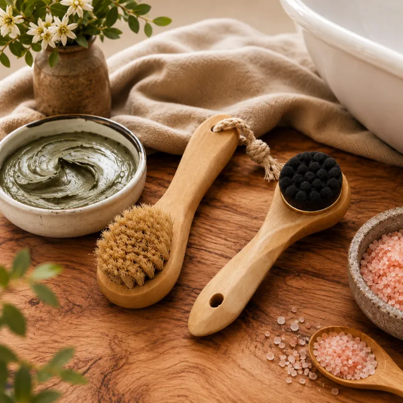 Brosse exfoliante du cuir chevelu professionnelle