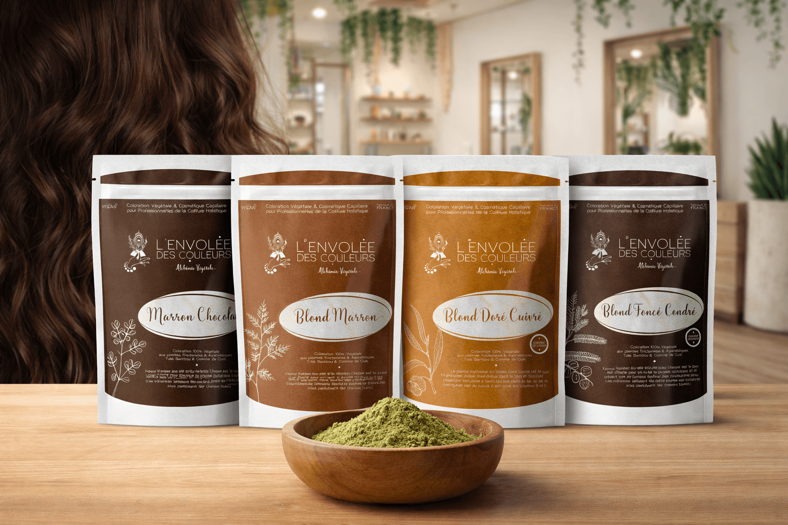  Coloration végétale marron pour les professionnels