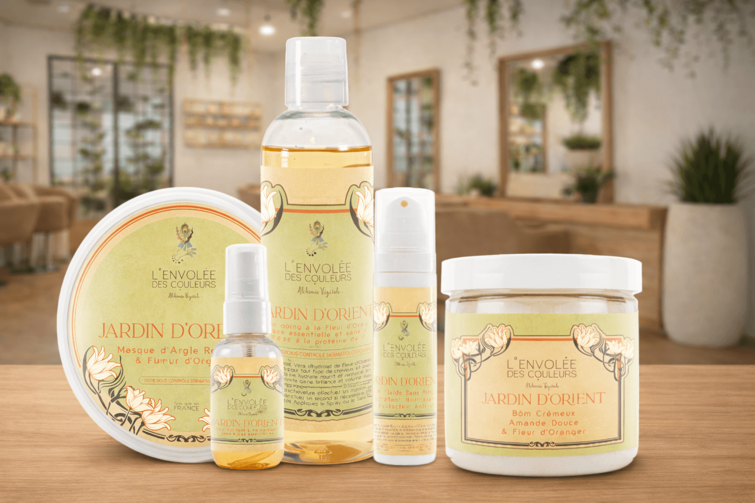 Jardin d’orient, la gamme de cosmétiques capillaires sans huile essentielle