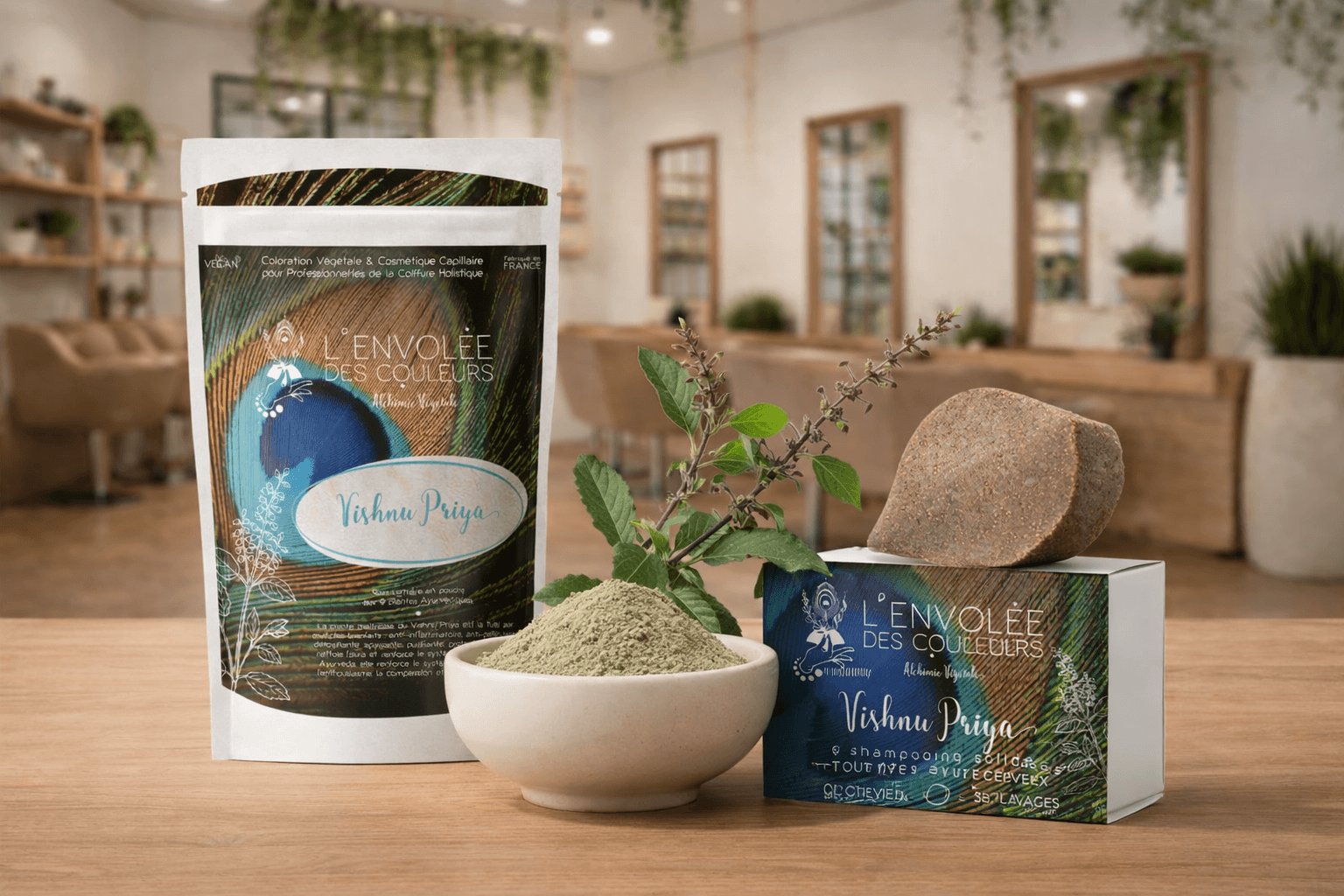 Vishnu Priya, le soin aux plantes ayurvédiques pour des cheveux revitalisés