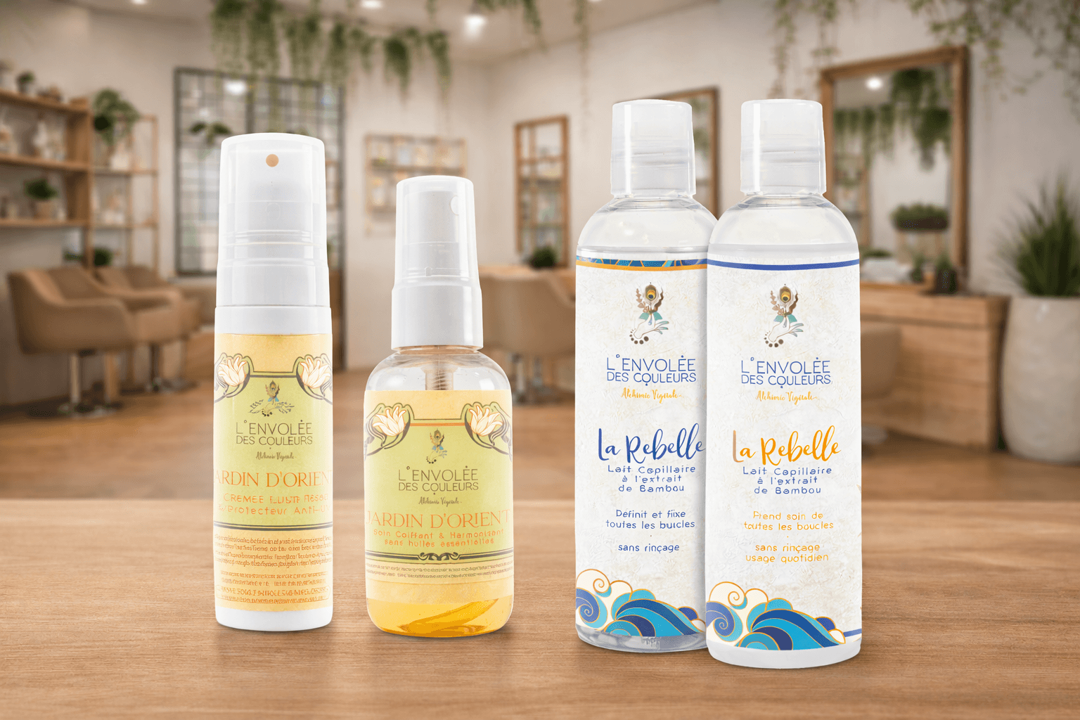 Produit coiffant naturel pour les professionnels de la coiffure