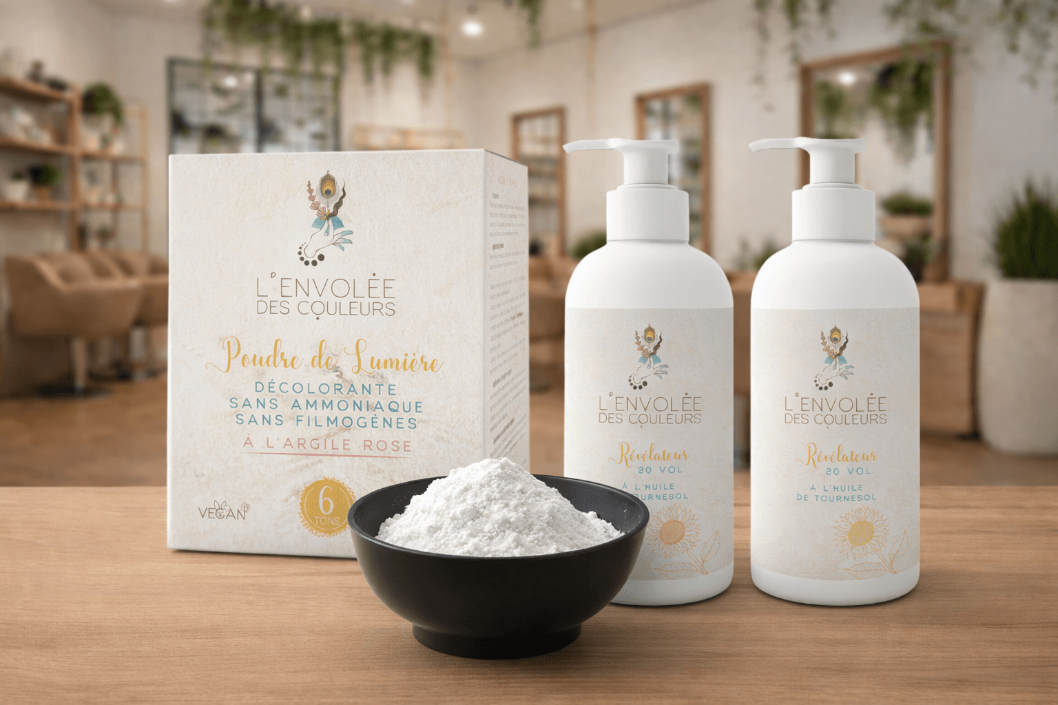 Produit pour mèches pour les professionnels de la coiffure