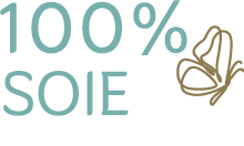 Produit garantie 100% Soie.